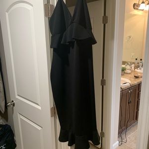 Black cocktail dress